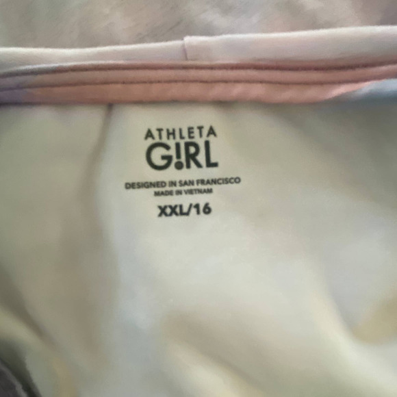 ATHLETA GIRL Double the Fun Tank, Pink and Purple Camo,‎  SZ XXL 16 - Picture 6 of 7